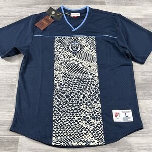 Philadelphia Union Jersey Authentic Retro Mitchell & Ness MSRP‎ $110 Men's LARGE